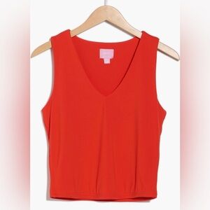 Muse Women's Vibrant Red Tank Top Size Extra Small